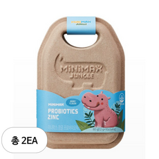 동아제약 미니막스 정글 프로바이오틱스 아연 40p, 2개, 80g