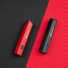 OLIGHT Diffuse 700流明 EDC手電筒 - TYPE-C充電 輕巧便攜 露營照明, 紅色, 1個