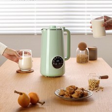 多功能迷你豆漿機110V家用全自動免煮小型破壁機免過濾, 果绿D01彩屏豆浆机【800ML】,欧规插（海外）