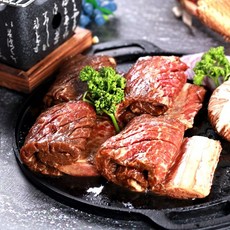 [글램쿡] 수제양념 대왕 소 이동갈비 1kg 2대, 수제양념 대왕 소 이동갈비 1kg -2대, 6개