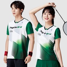 싸이코버드 PSY-5016 PSY-6016 배드민턴 남성 여성 반팔 티셔츠