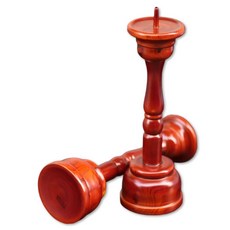 가온공방 제사용품 촛대 제사 양초받침 전통 제기용품, 1개