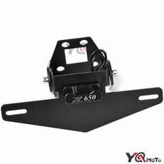 川崎忍者400 NINJA400/250/650 Z400改裝短尾車牌架 短牌架 車牌支架 牌照支架 車牌架, z650（黑）, 1個