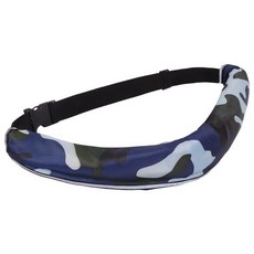 벨트형 프리사이즈 성인용 형광그린 컬러 바다낚시용 수상, 1개, 블루 카모플라주 수동 벨트