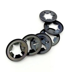 軸用彈簧擋圈 翻邊軸承夾 花型墊圈 Φ320, 1個, 翻邊M5*12,10個