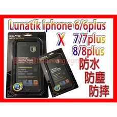 Lunatik iPhone 6 6s 7 8 Plus XS Max XR 指紋辨識防水防塵防摔 原廠手機殼, 1個, iphone xs Max/黑