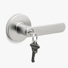 국산 방문손잡이 열쇠형 BBL-950, 그레이, 1개