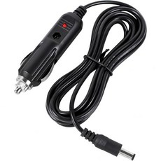 DC 12V 자동차 충전기 어댑터 12V-24V 담배 라이터 어댑터 플러그 코드 6.5피트 5.5x2.1mm 남성 담배 라이터 오디오용 충전기 케이블 휴대용 DVD 플레이어 자, 1 PCS