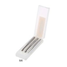 내구성이 뛰어나고 오래 지속되는 3Pc Hss 기계 손 나사 스레드 메트릭 플러그 탭 M5 M6 제조용, M4