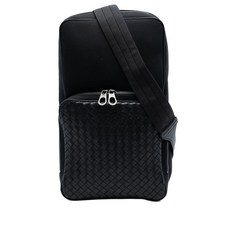 보테가 베네타 중고 2010-2020 인트레치아토 캔버스 앤 레더 슬링 크로스 백