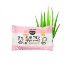 강아지외출 발 엉덩이닦는 항균 물티슈5P 오줌발 반려견물티슈