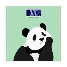 노바리빙 디지털 캐릭터 체중계 몸무게 측정 전자저울, 상어, 판다, 1개