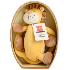 miYim 오가닉애착인형 요가테일 아기 선물, 레오사자 요가테일 애착인형, 1개