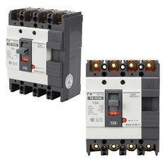 TS 태성전기산업 15A 4P MCCB 산업용 배선차단기 가설 콘트롤판넬, 1개