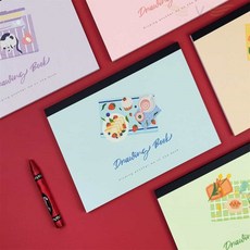 솔군스토어 제본 드로잉노트 랜덤1개 도화지