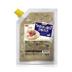 로젠치즈 무화과 월넛 크림치즈 1kg 브런치 베이글 홈카페 프리미엄 디저트, 1개