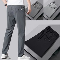 後拉鍊運動褲 男士休閒長褲