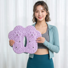 퓨어핏 에어 지압 스텝퍼 가정용 무소음 홈트, 라벤더 퍼플 라벤더 퍼플