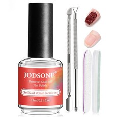 JODSONE 15ML 젤 네일 폴리쉬 리무버 손톱용 젤 리무버 3-5분 쉽고 빠름, A03