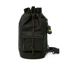 Everlast 軍綠色水桶包 束口設計 附拳擊手套吊飾, 黑