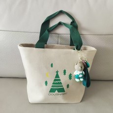 [RANCY 랑시] 고급 원단 런치백 도시락가방 사이즈 30*22*13cm 가방걸이 증정, 베이지, 1개