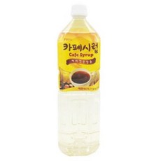롯데 카페시럽 1.5L(6병/1박스), 6개, 1.5L
