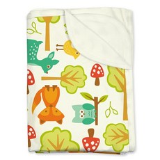 瑞典 ImseVimse 有機棉柔寶寶毯 (歡樂森林)