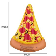 菠蘿形巨型泳池浮圈遊泳圈 / 西瓜充氣床墊浮排遊泳圈海灘泳池派對, 披薩, 1個