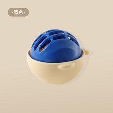 洗衣機浮球 防纏繞 吸毛器 河豚洗衣球 洗衣過濾網 除毛器 過濾棉絮雜質 洗衣保護球, 1個, 藍色