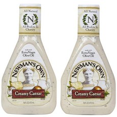 뉴먼스 오운 크리미 시저 드레싱 16온스 2개 팩 Newman's Own Creamy Ceasar Dressing 16 Ounce 2 Pack, 1개