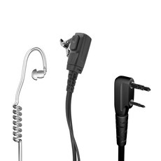 對講機耳機 透明導管耳機 舒適耐用 隱蔽通訊 適用多種型號, 1個, 177K耳機