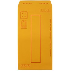 萬國A5黃牛皮郵寄公文封(有框) 一束7個入