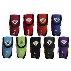 골프공파우치 네오프렌 골프볼주머니 골프티꽂이 파우치 케이스, 그린