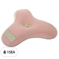 알프레미오 3스텝 유아베개 매쉬, 라이트코랄, 15개