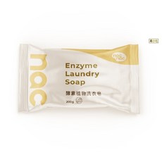 nac nac 酵素潔淨植物洗衣皂 200g 酵素洗衣皂 寶寶洗衣皂, 1個