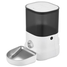 DOGNESS 多尼斯 魔方按鍵版餵食器 4L 可設定6餐 寵物自動餵食器, 1個, 白色