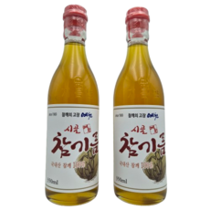 예천참기름 국산 350ml (청정지역 예천참깨 100%) 저온착유, 2개