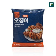펀쿡 튀김용 불꽃 통오징어 1.25kg, 1개