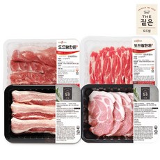 도드람한돈 더짙은 삼겹/목심+등심꽃살/등심덧살, 1세트, 1.5kg
