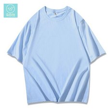 캐주얼 반티 심플 자매복 여성 반팔 티셔츠 가족 우정 체육대회 단체복 무지개 무지