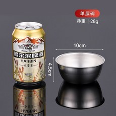 304不銹鋼快餐盤蓋子 成人兒童塑料密封蓋 適用於飯盤UTAA, 1個, 304不銹鋼單層碗