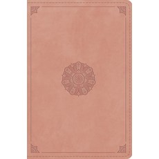 (영문도서)ESV Compact Bible Red Letter (Trutone Blush Rose Emblem Design) Imitation Leather, Crossway, English, 9798874907556