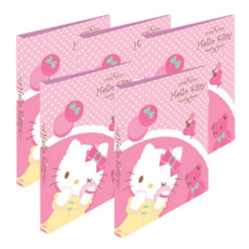 드림산업 헬로키티 클리어화일 A4 40매, 핑크 (PINK), 1세트