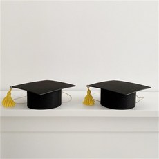 ins無紡布學士帽畢業帽兒童幼兒園中小學大學畢業季禮帽, 無紡布畢業派對帽(11cm)10個, 1個