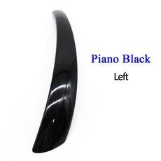 도어핸들 보조손잡이 도어손잡이 자동차 인테리어 도어 블랙 실버 카본 왼쪽 오른쪽 당김 핸들 커버 트림 교체 BMW 1 시리즈 E81 E82 E87 E88 2006-2012, [03] 1pc Piano Black L