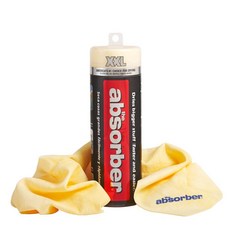 The Absorber XXL 81.3cm x 50.8cm(32인치 20인치) 합성 프리미엄 건조 샤모아 천 자동차 트럭 등을 위한 - 흡수력이 뛰어나고 긁힘 방지 및 세탁