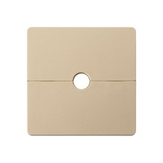 ABS 벽 와이어 홀 커버 86 유형 에어컨 더스트 파이프 플러그 예비 구멍 패널 장식 사무실 책상 캡 하, [02] gold-inner 12mm, 1개