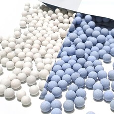 컬러 하이드로볼 대립 2L 2팩(화이트+블루) 개별포장 수경재배 세라믹볼, 1세트