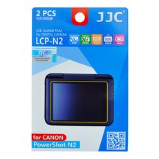 JJC LCD 가드 액정보호필름 LCP-N2 2매 (캐논 PowerShot N2), 1개, 단품