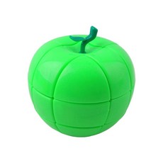 小小店舖 永駿蘋果三階概念方塊 紅色異形魔術方塊 3階 速解魔方, 青色, 1個